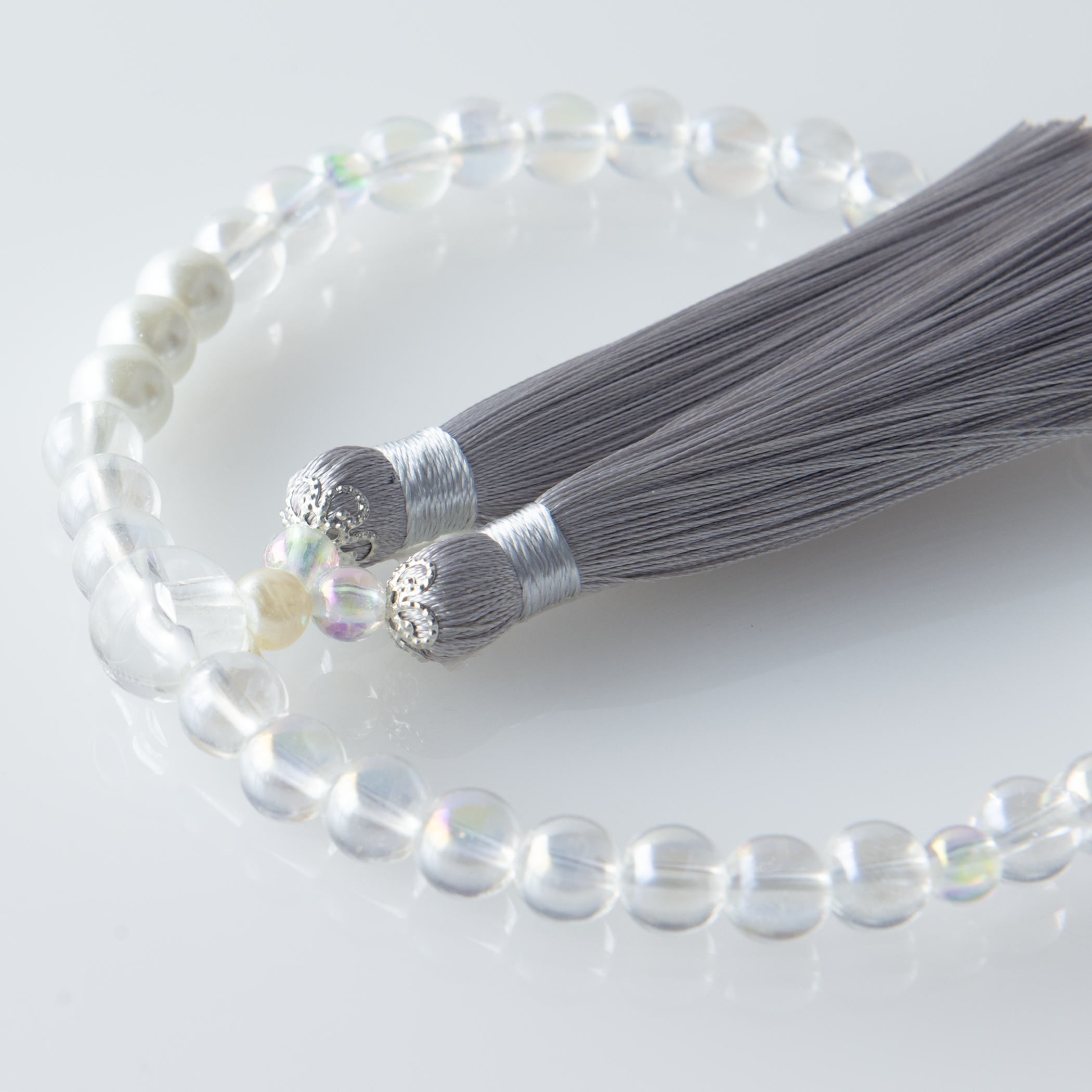 紗つむぎ オーロラクリスタル 薄墨色(うすずみいろ)