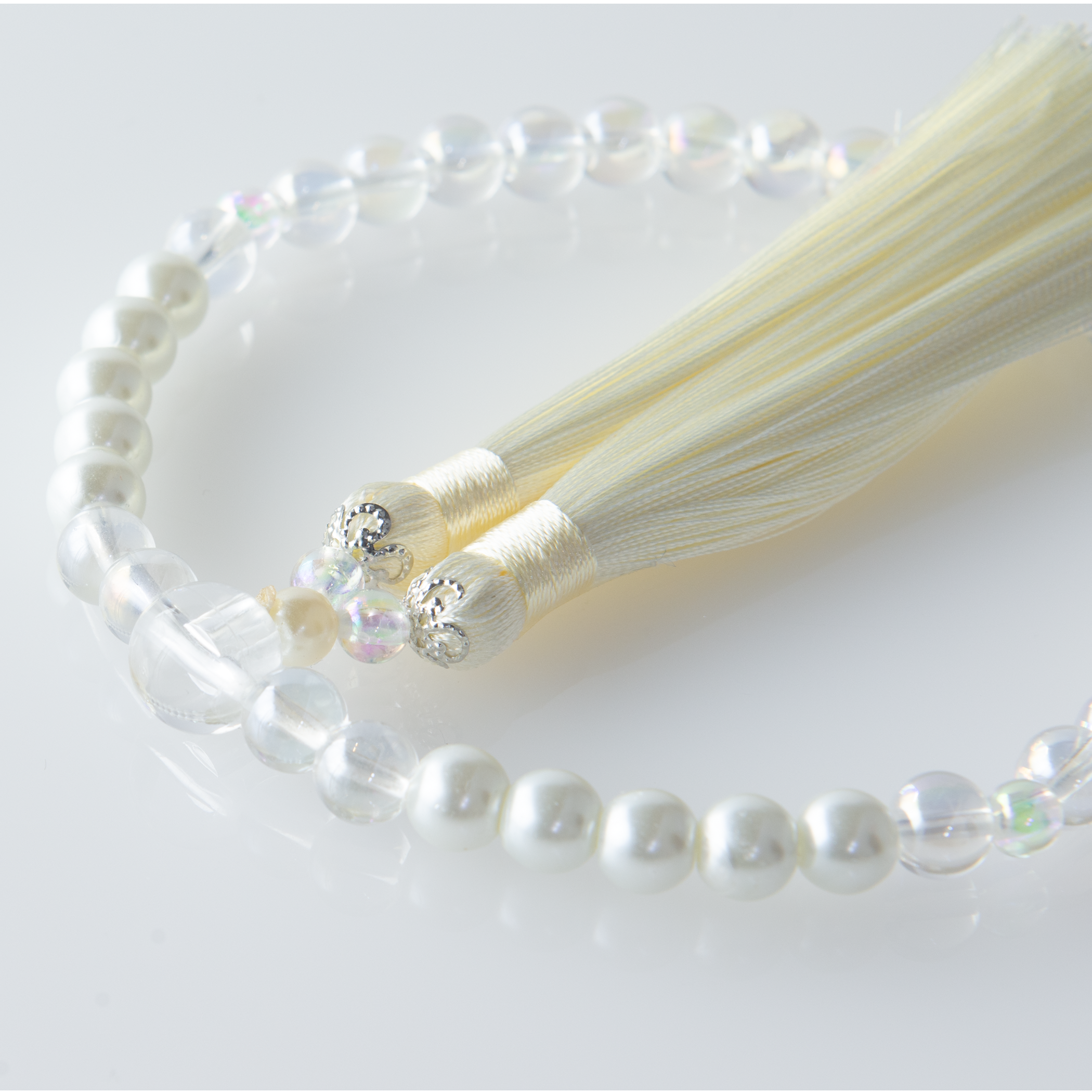 紗つむぎ オーロラクリスタル 雪柳色(ゆきやなぎいろ)