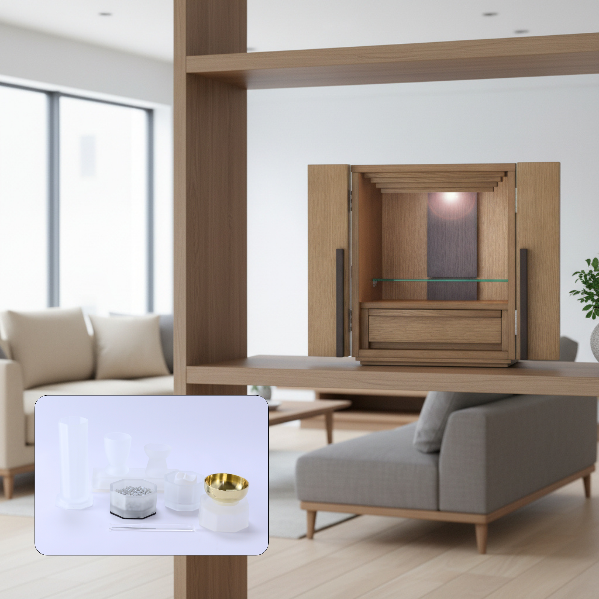 おぶつだん『はつき』ナチュラル