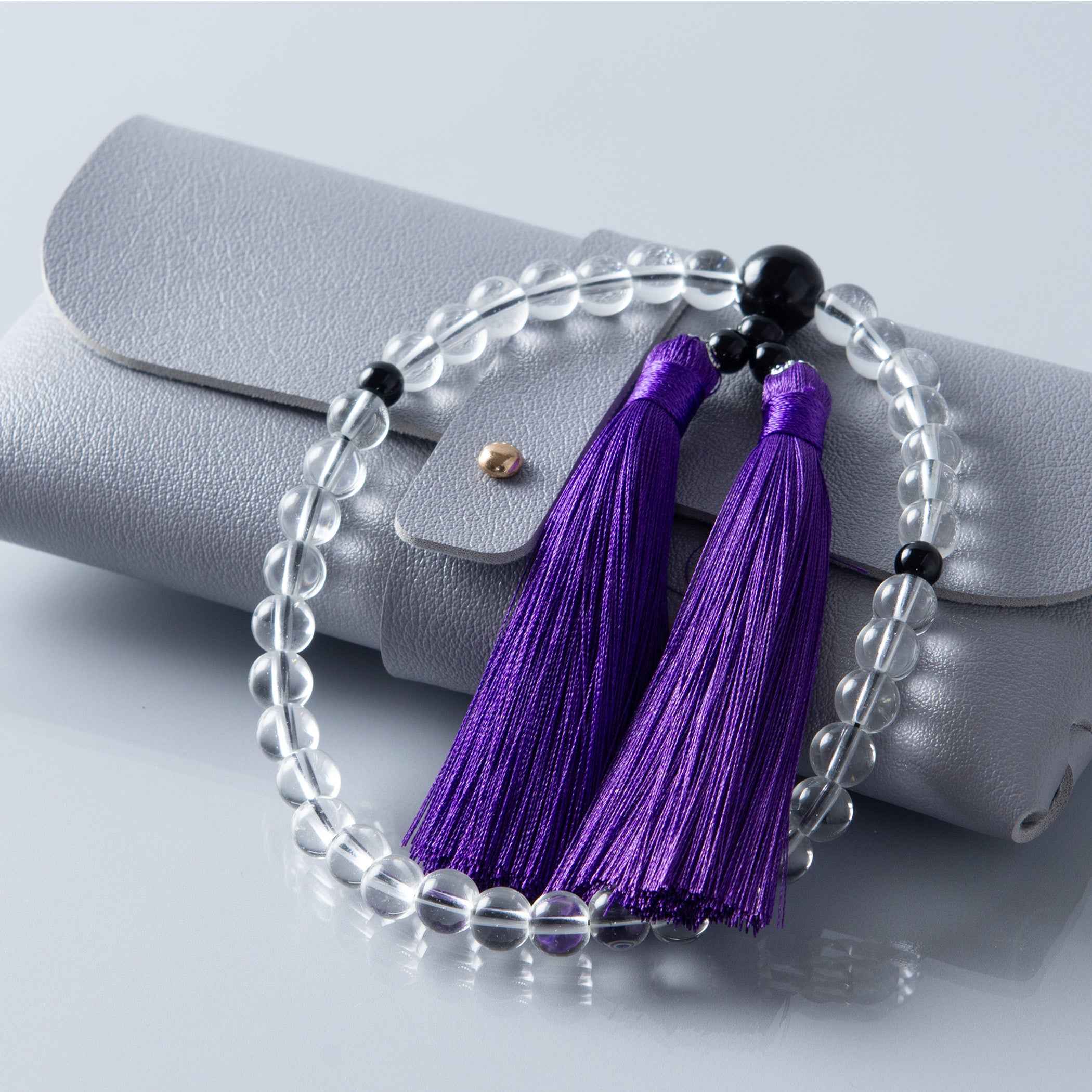 華すずか 本水晶 黒曜石