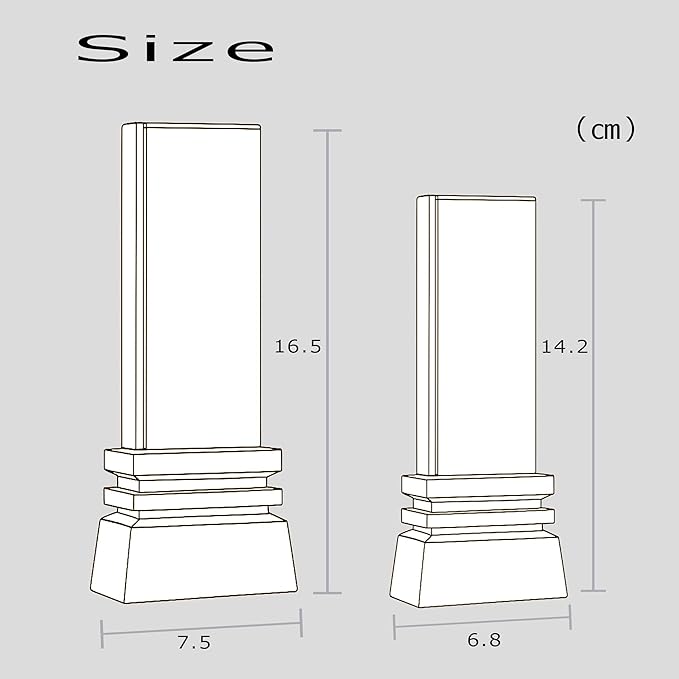 漆黒鏡面仕上 位牌 はるか(二名様まで、彫刻代込・魂入済)