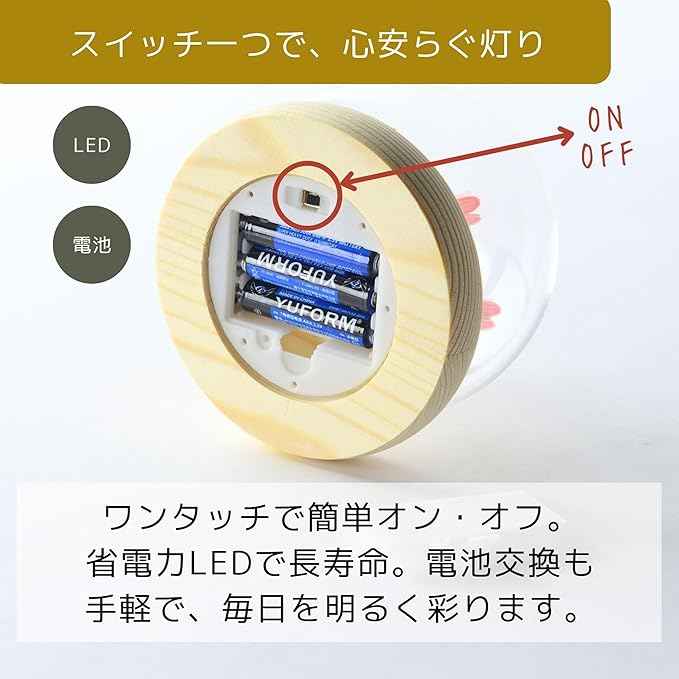 チューリップLEDライト