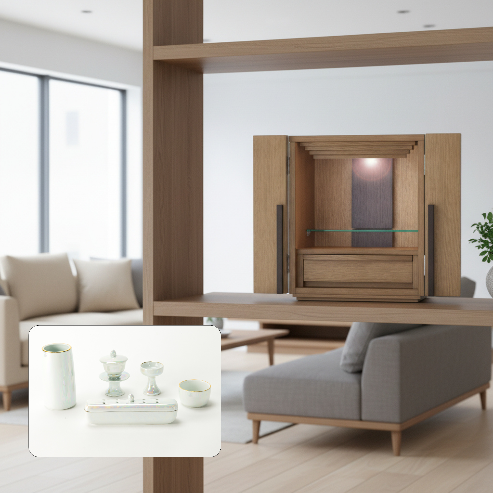 おぶつだん『はつき』ナチュラル