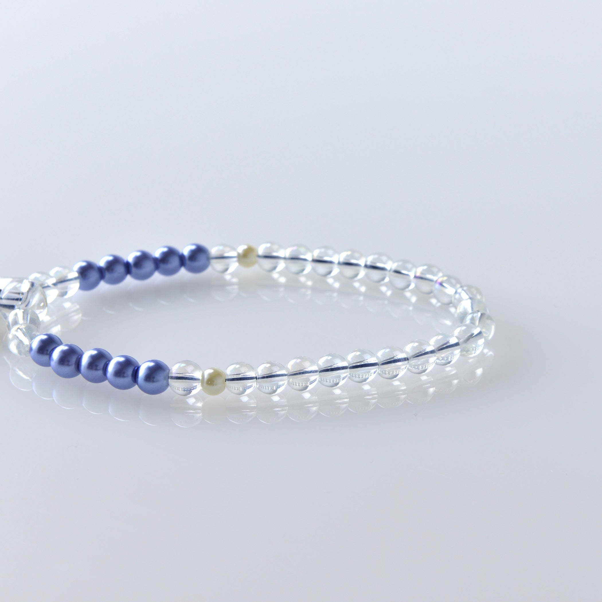 紗つむぎ オーロラクリスタル 瑠璃色(るりいろ)