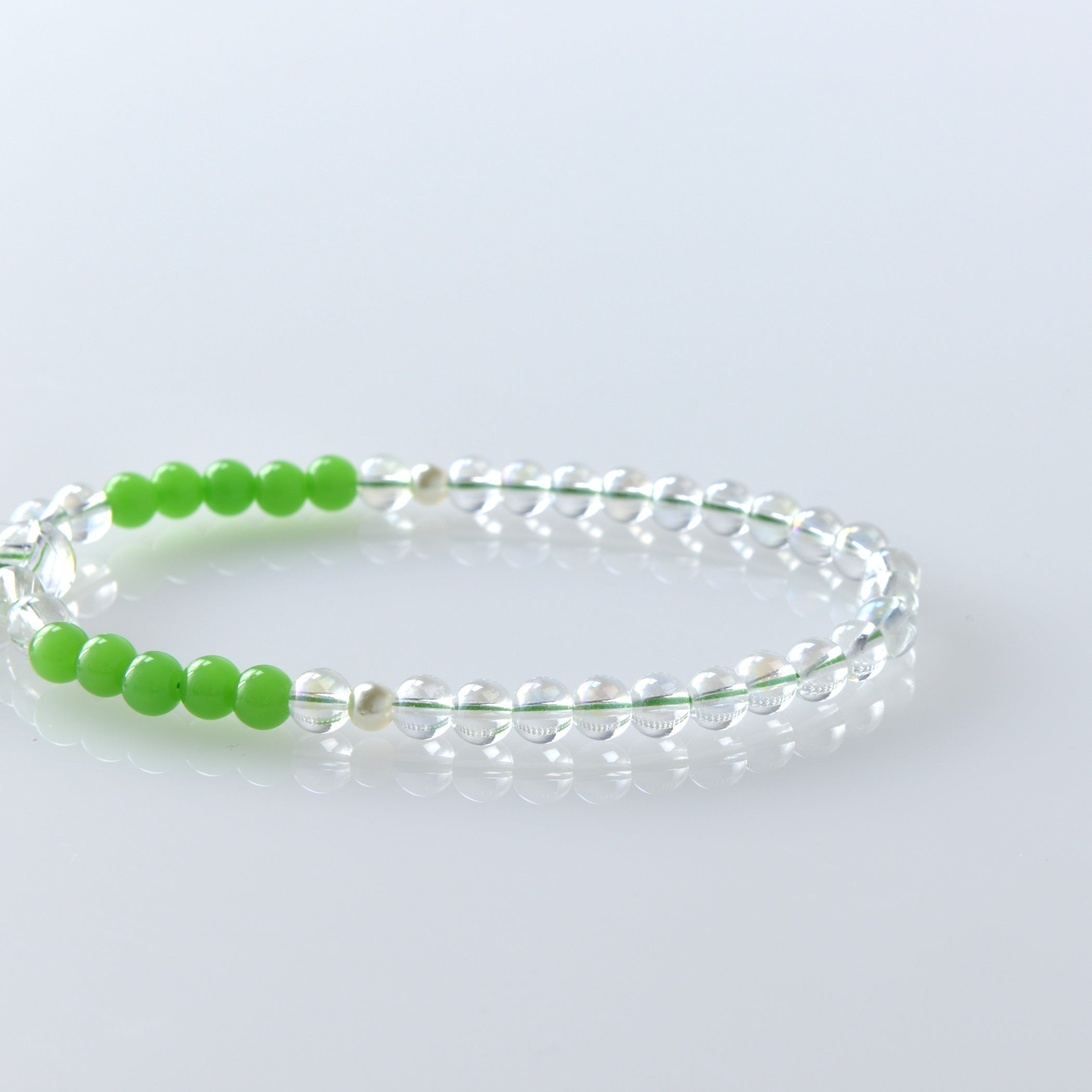 紗つむぎ オーロラクリスタル 常磐色(ときわいろ)