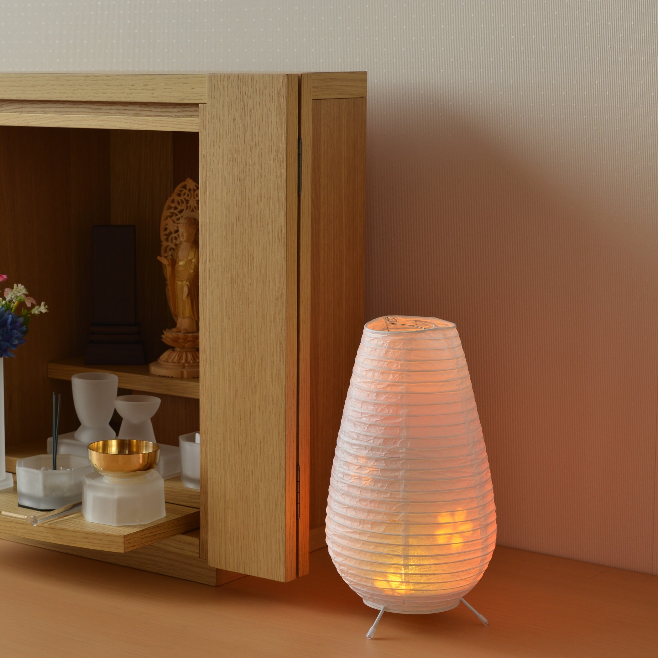 オリジナル LED 盆提灯「ゆらら」