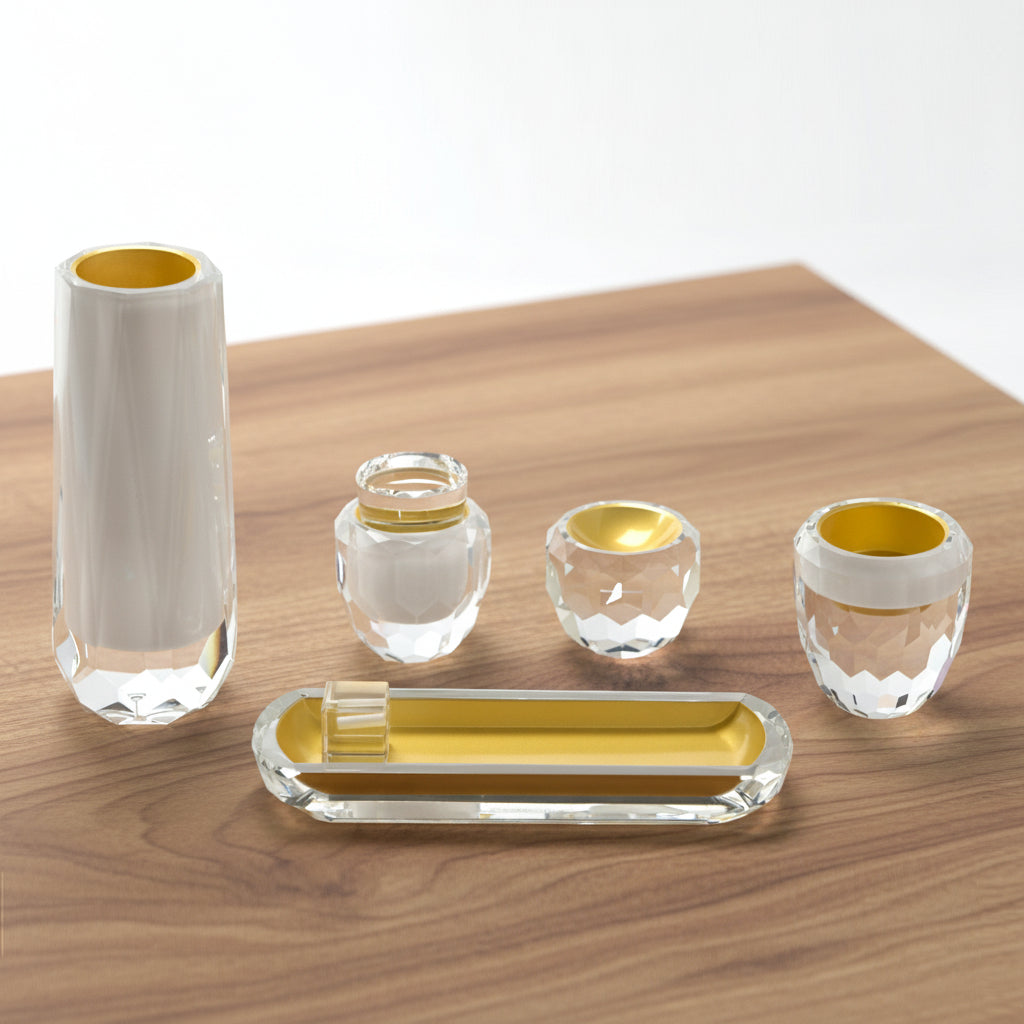 仏具セット クリスタル白塗スフィア