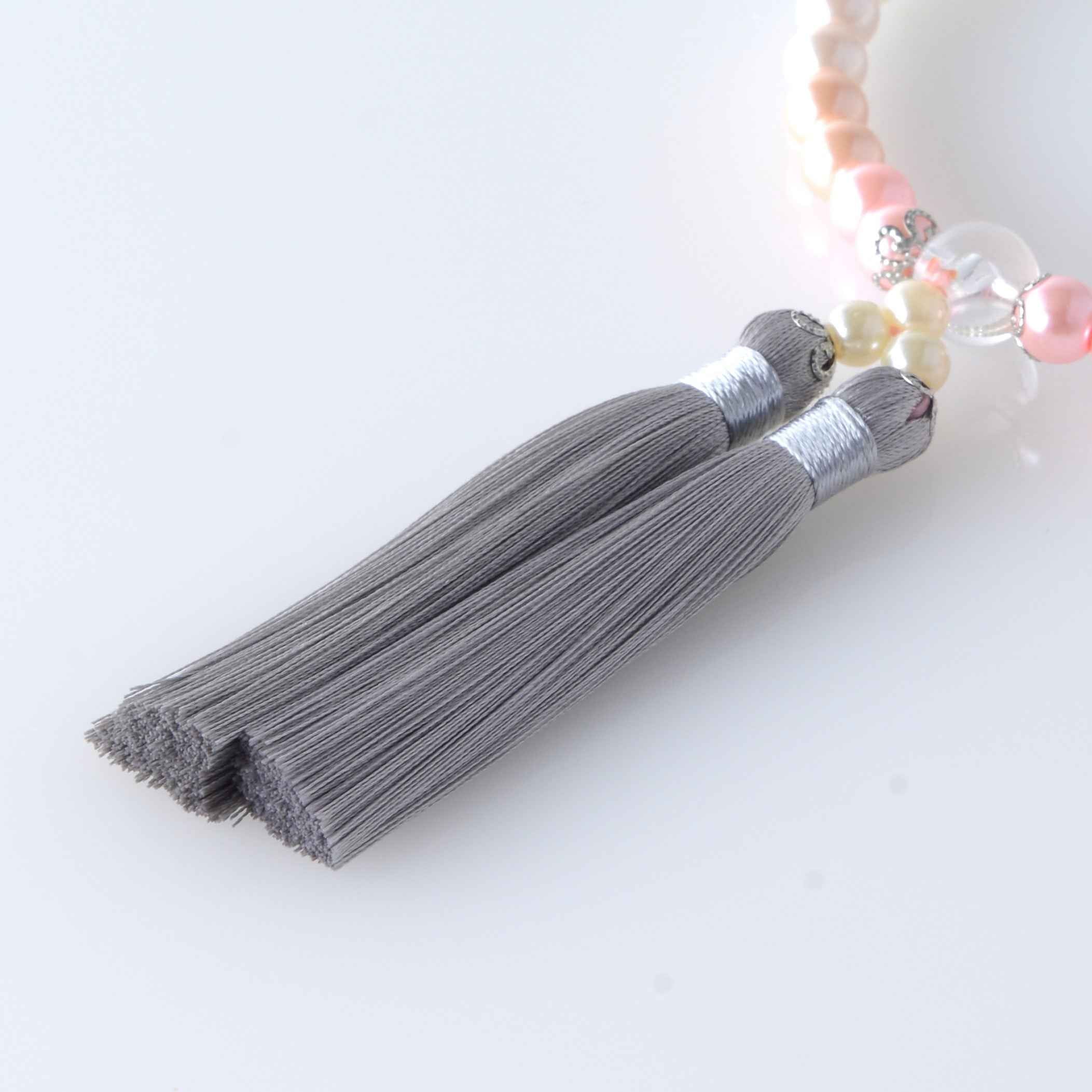 華すずか 桜色グラデーション 貝パール 薄墨色(うすずみいろ)