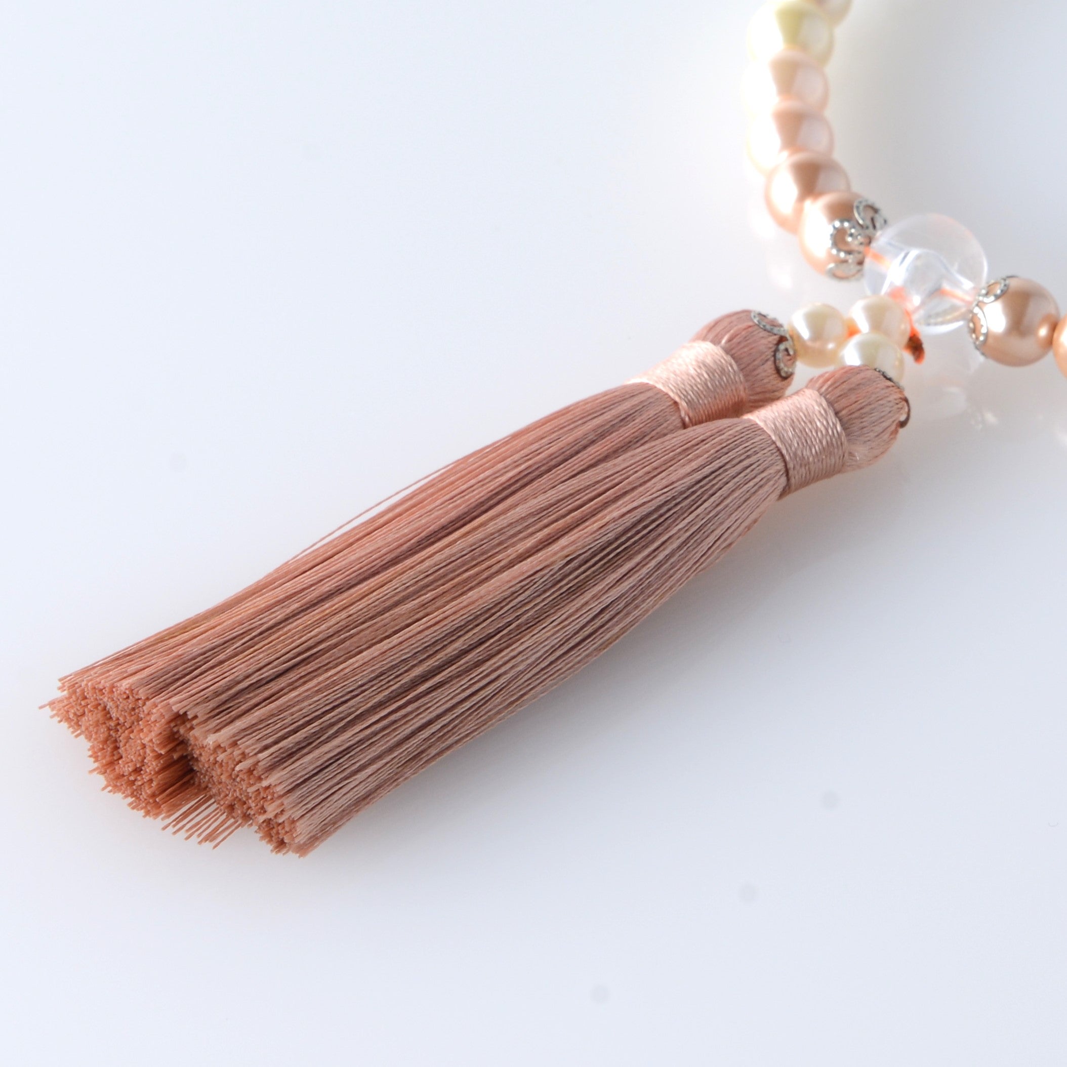 華すずか 橙色グラデーション 貝パール