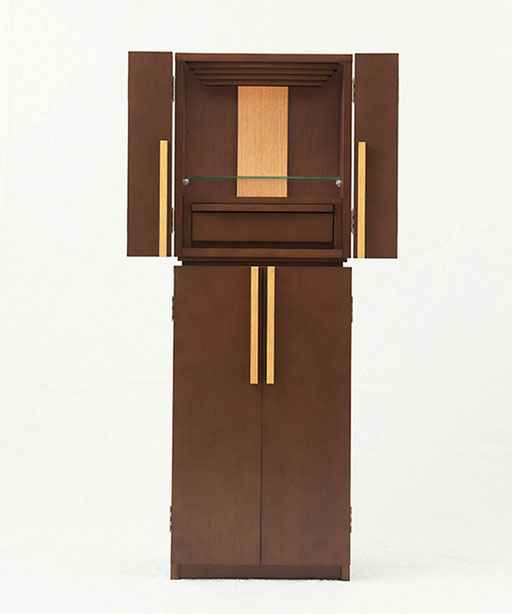 おぶつだん 『かなで』台付 ブラウン