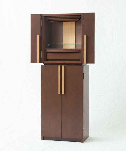 おぶつだん 『かなで』台付 ブラウン