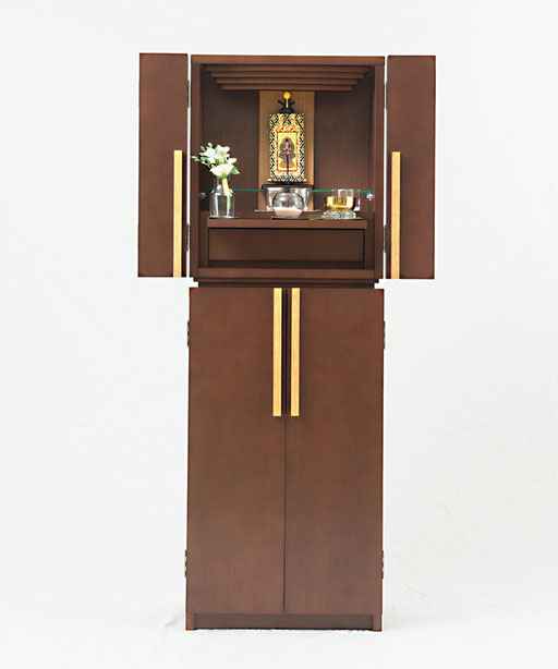 おぶつだん 『かなで』台付 ブラウン