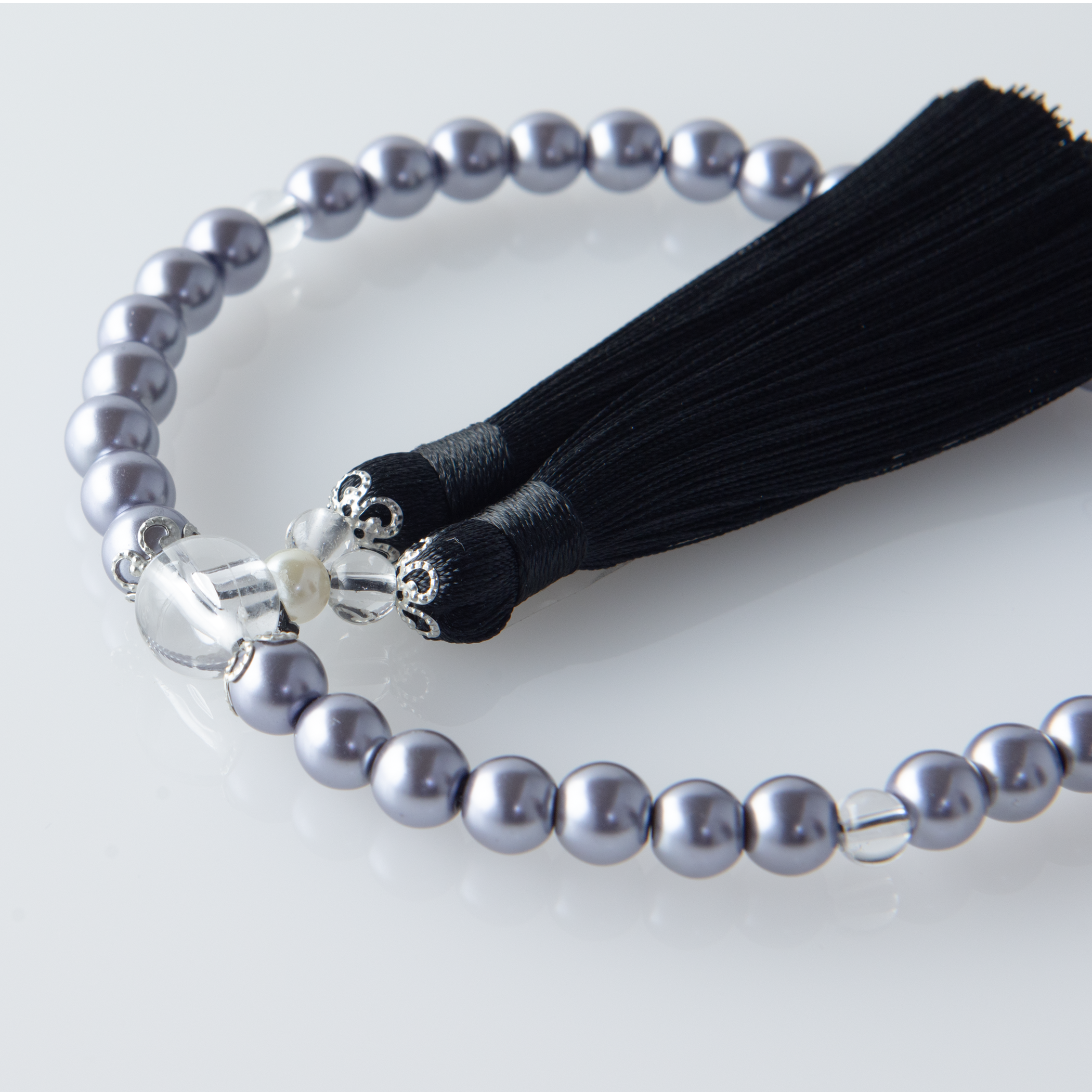 華すずか 黒貝パール 本水晶 - 株式会社 お仏壇 手と手