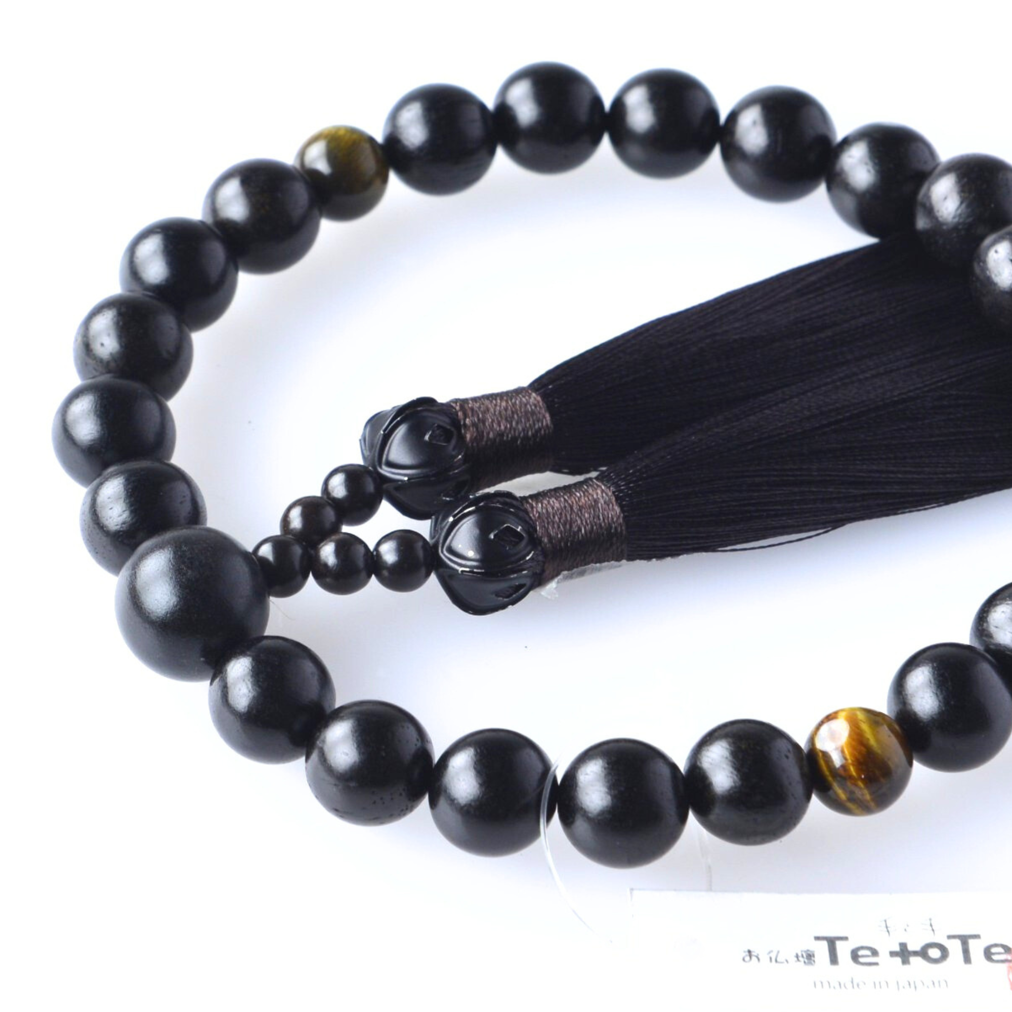 本黒檀 男性用 数珠ケース付 - 株式会社 お仏壇 手と手