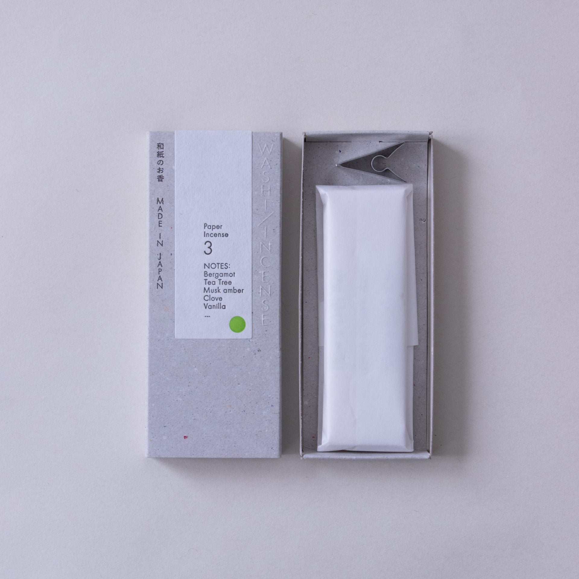 線香 WASHI INCENSE #3 柑橘の香り