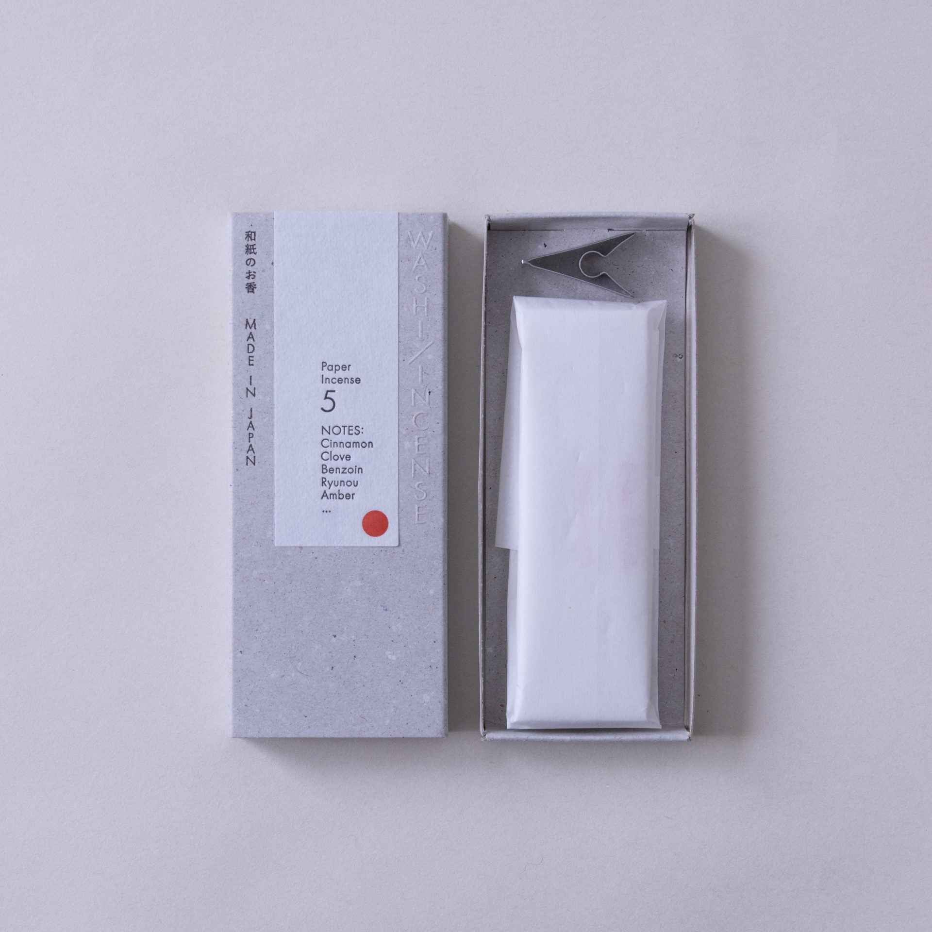 線香 WASHI INCENSE #5 和の香り