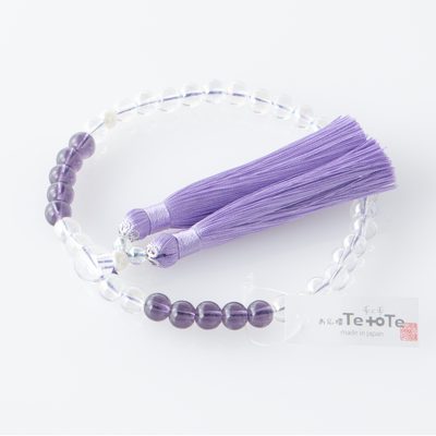 紗つむぎ オーロラクリスタル すみれ色