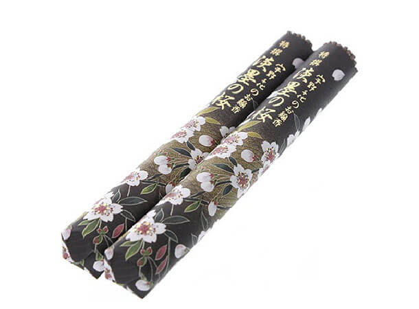 線香 特撰淡墨の桜 贈答用10入 塗箱