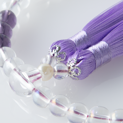 紗つむぎ オーロラクリスタル すみれ色