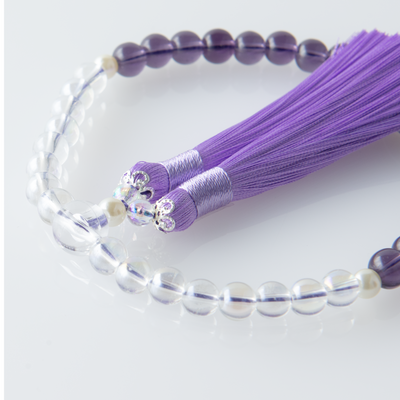 紗つむぎ オーロラクリスタル すみれ色