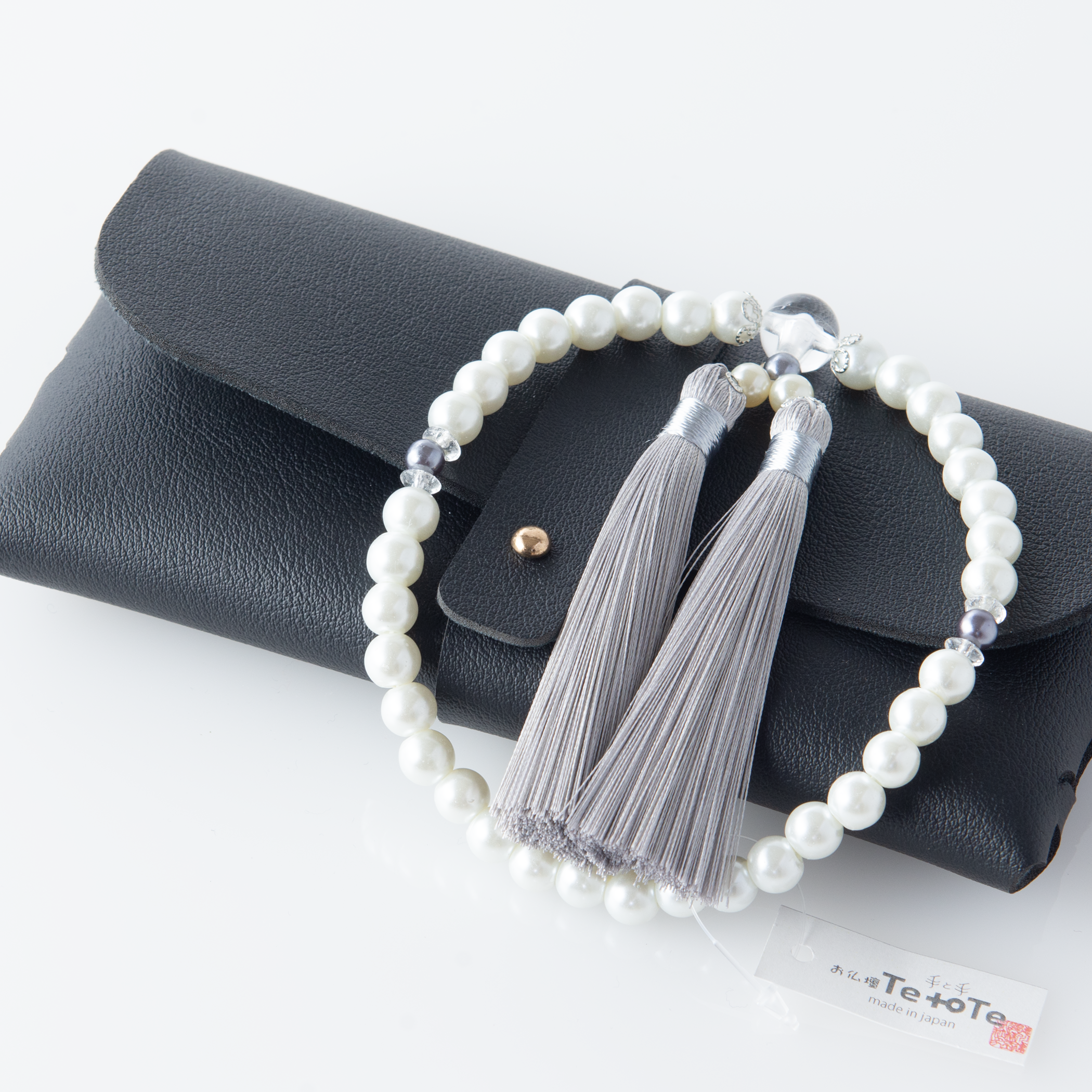 華すずか ホワイト貝パール 薄墨色（うすずみいろ）