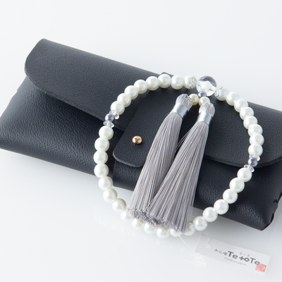 華すずか ホワイト貝パール 薄墨色（うすずみいろ）