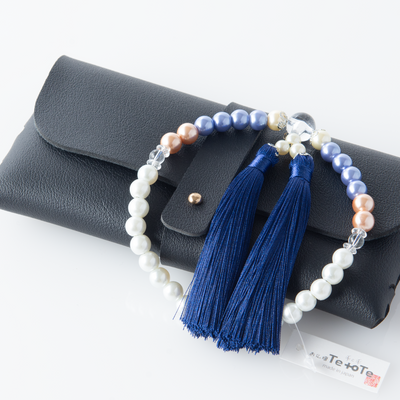 華すずか ブルーグラデーション 貝パール