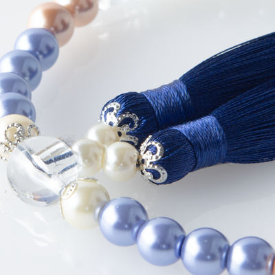 華すずか ブルーグラデーション 貝パール