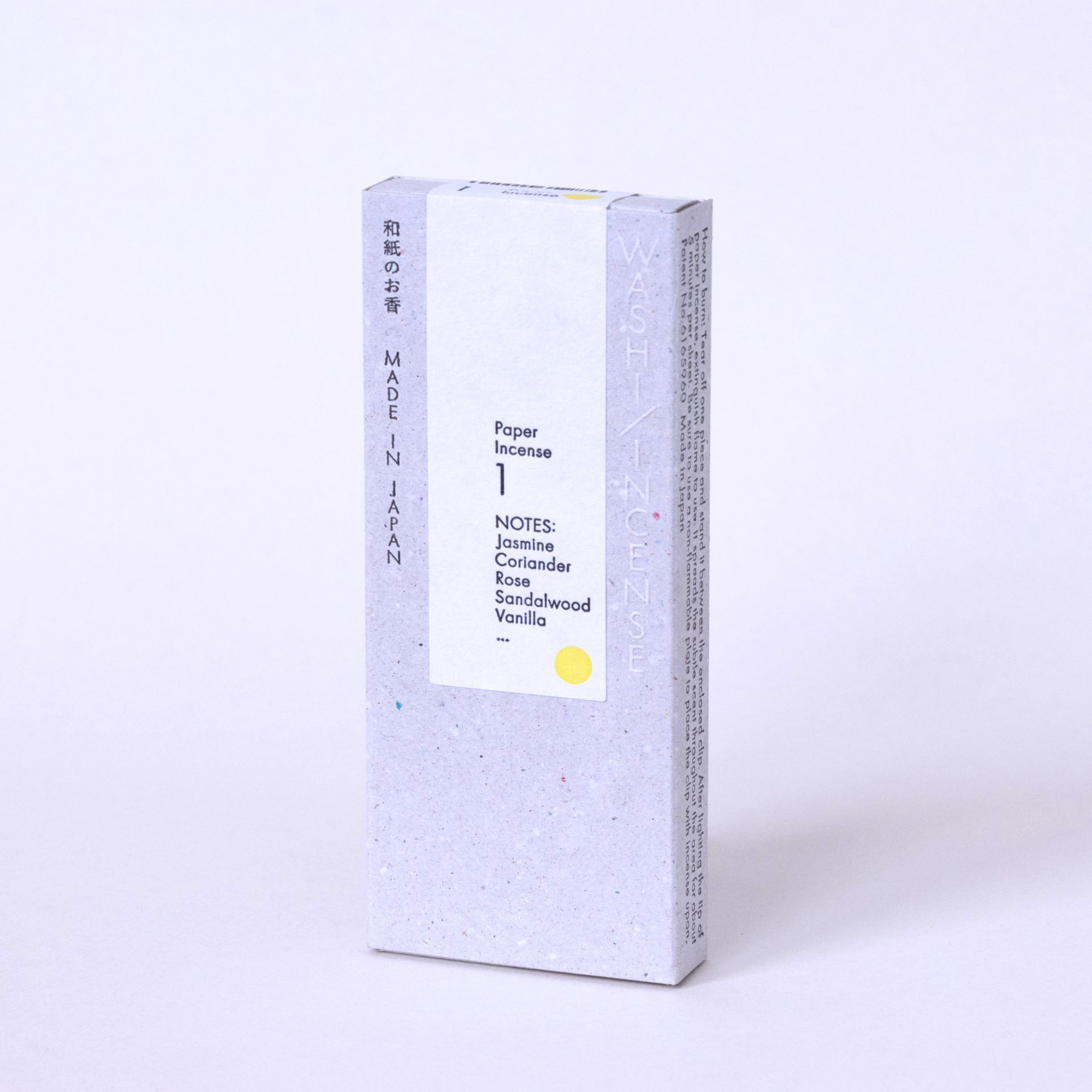 線香　WASHI INCENSE　＃１ フローラルな香り