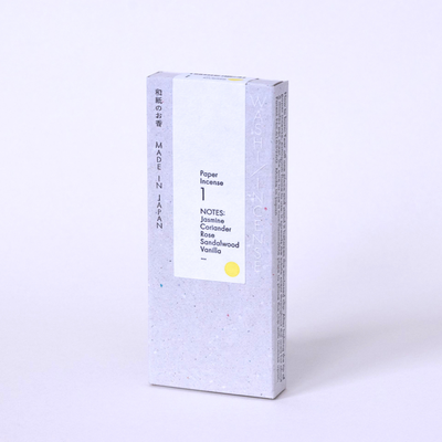 線香　WASHI INCENSE　＃１ フローラルな香り