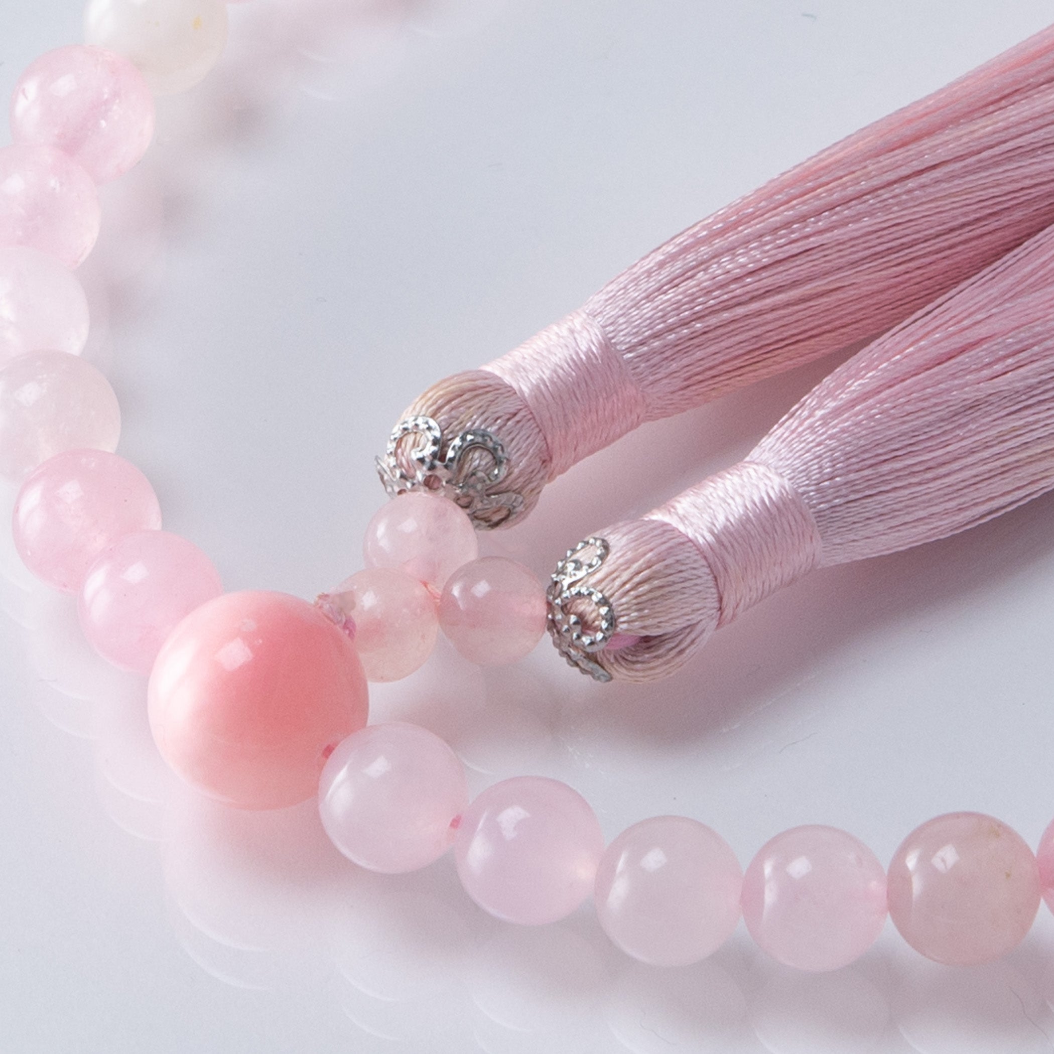 華すずか ローズクォーツ ヴェルベットシルク房