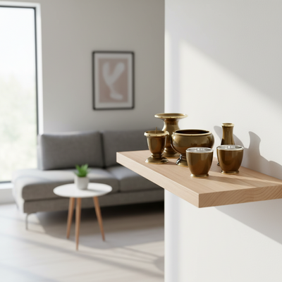 仏具6点セット 真鍮 琵琶