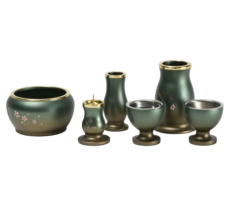 仏具6点セット 真鍮 ルミエール