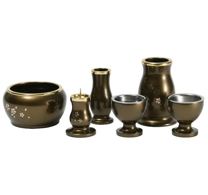 仏具6点セット 真鍮 ルミエール