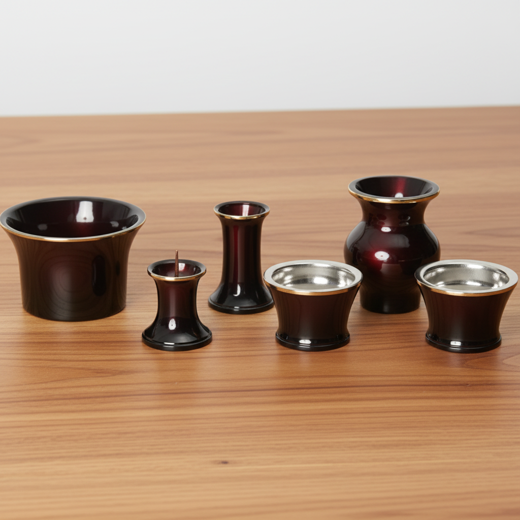 仏具6点セット 真鍮 シャンティ