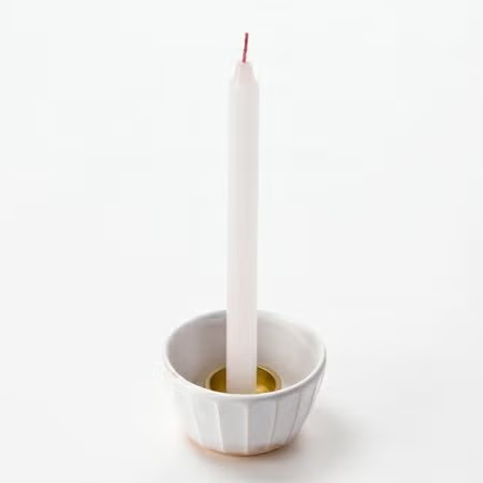 灯立 萩焼 白釉