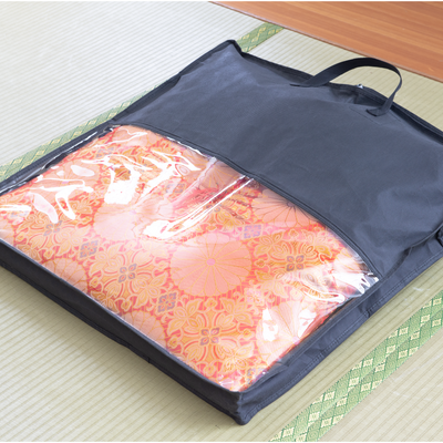 お仏壇 手と手 織り込み座布団 赤