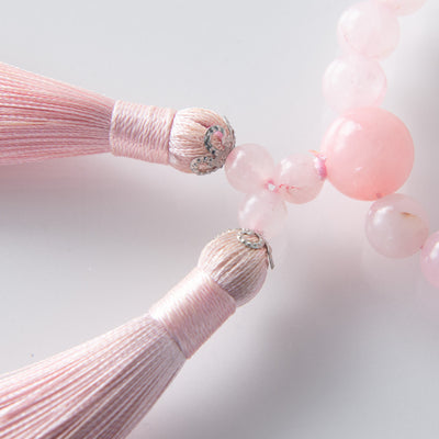 華すずか ローズクォーツ ヴェルベットシルク房