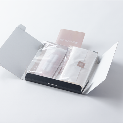 華すずか ホワイト貝パール 本水晶