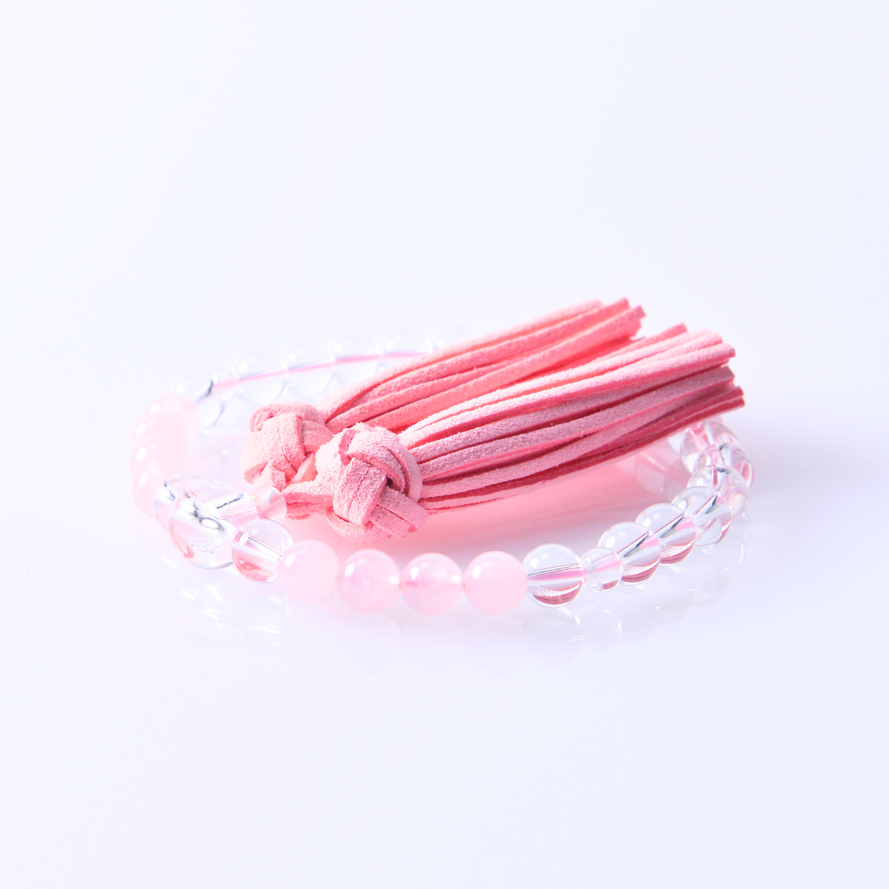 子供用 水晶数珠 きらら ピンク