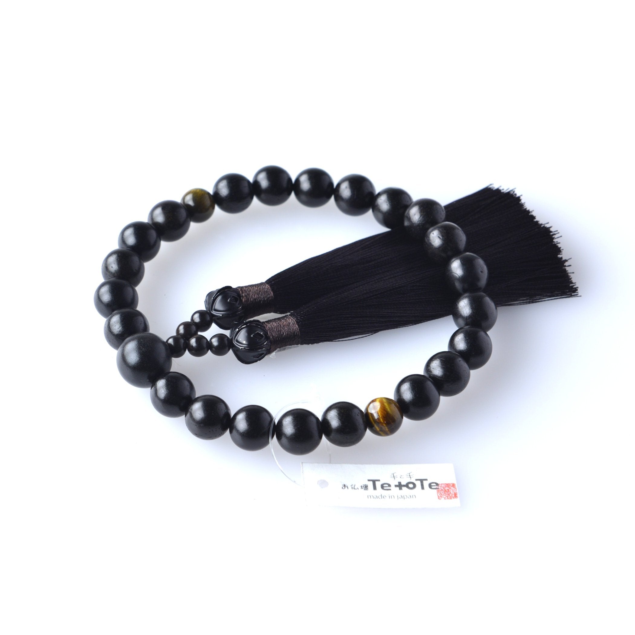 本黒檀 男性用 数珠ケース付