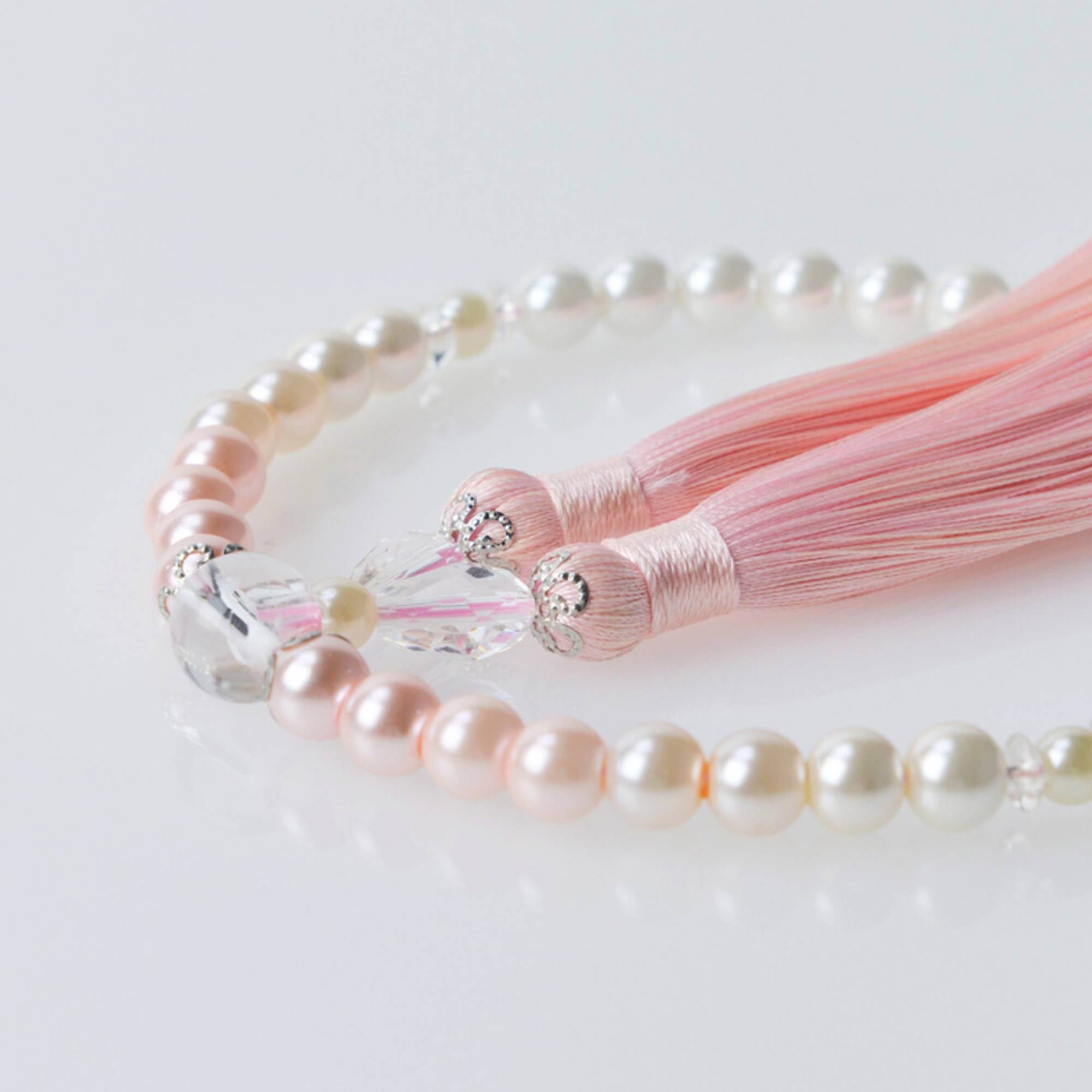 華すずか 桜色グラデーション 貝パール