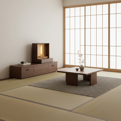 おぶつだん『ひかる』ブラウン