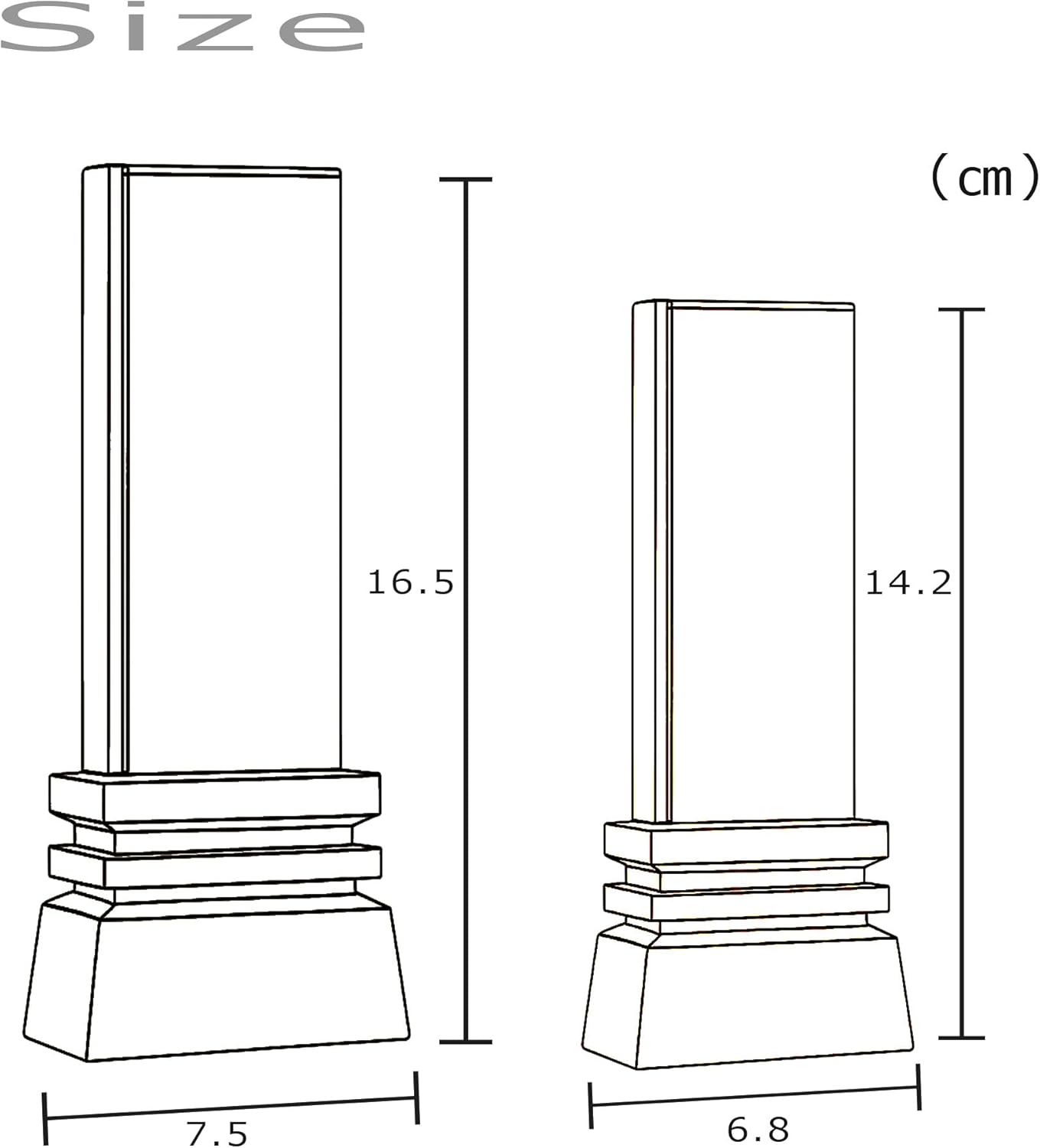 位牌 はるか（二名様まで、彫刻代込・魂入済）