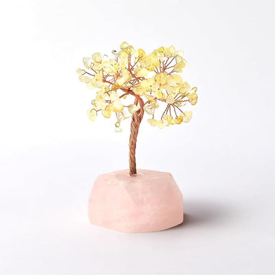 「祈りの木」天然石 黄水晶