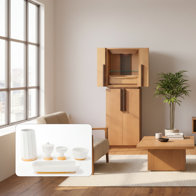 おぶつだん 『かなで』台付 ナチュラル