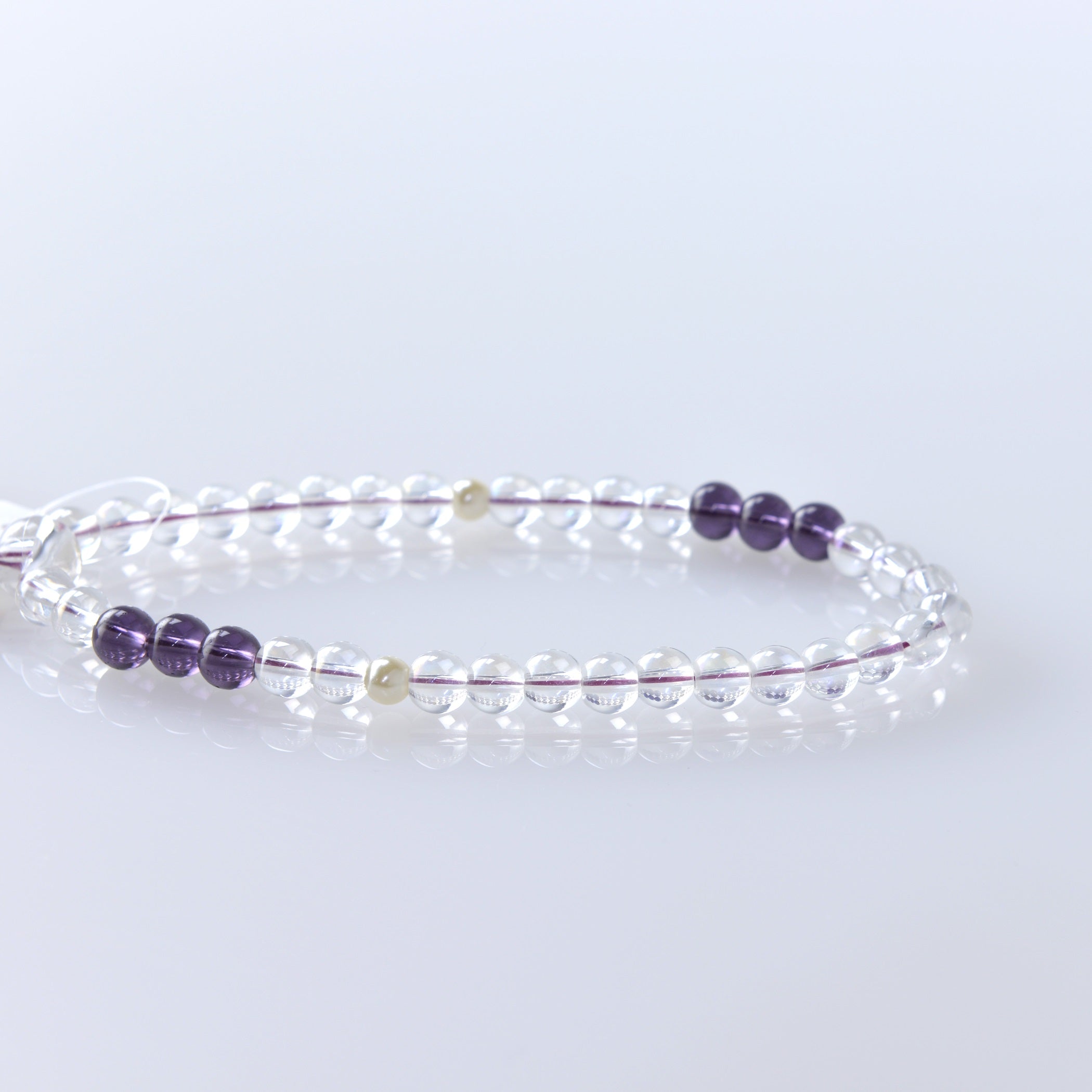 紗つむぎ オーロラクリスタル すみれ色