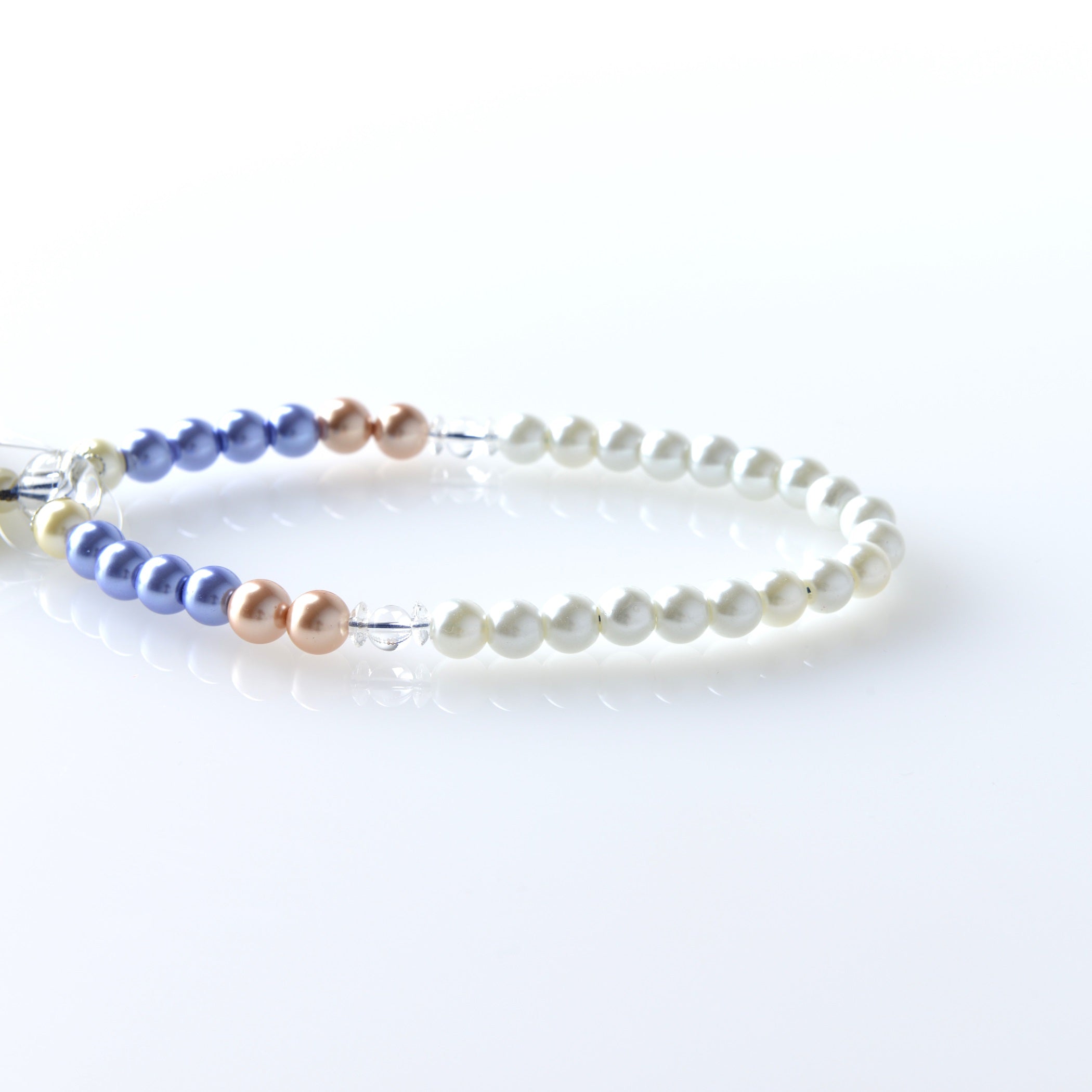 華すずか ブルーグラデーション 貝パール