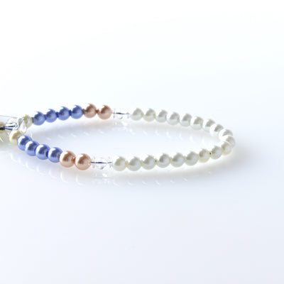 華すずか ブルーグラデーション 貝パール