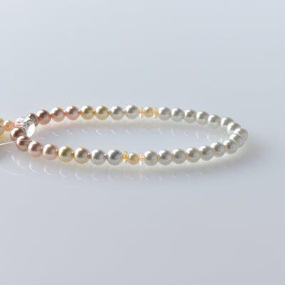 華すずか 橙色グラデーション 貝パール